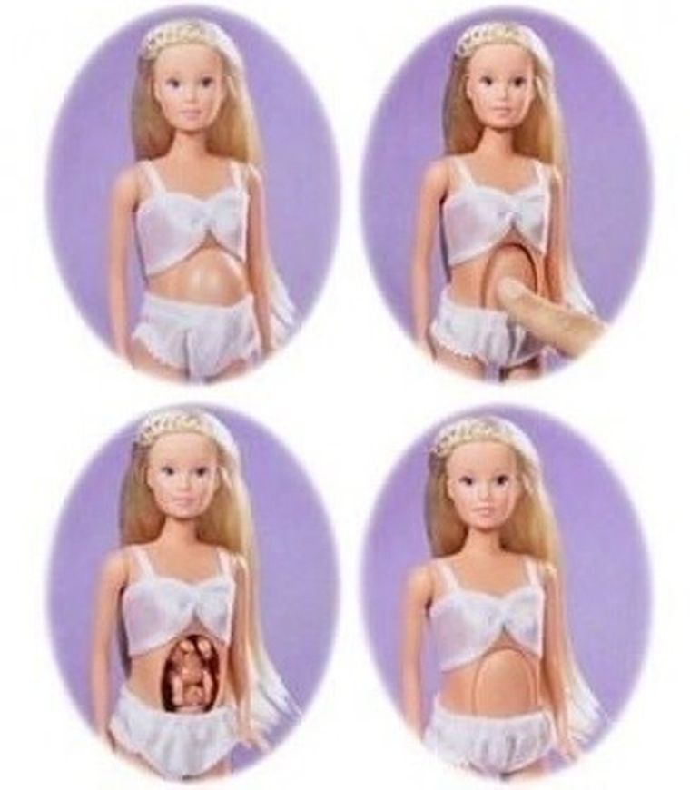 Steffi Love, lalka w ciąży, zestaw z bobasem i akcesoriami