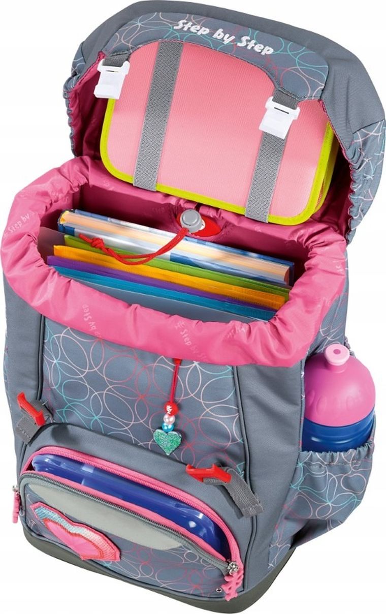 Step by Step, Grade, plecak szkolny, 1-komorowy, Glitter Heart