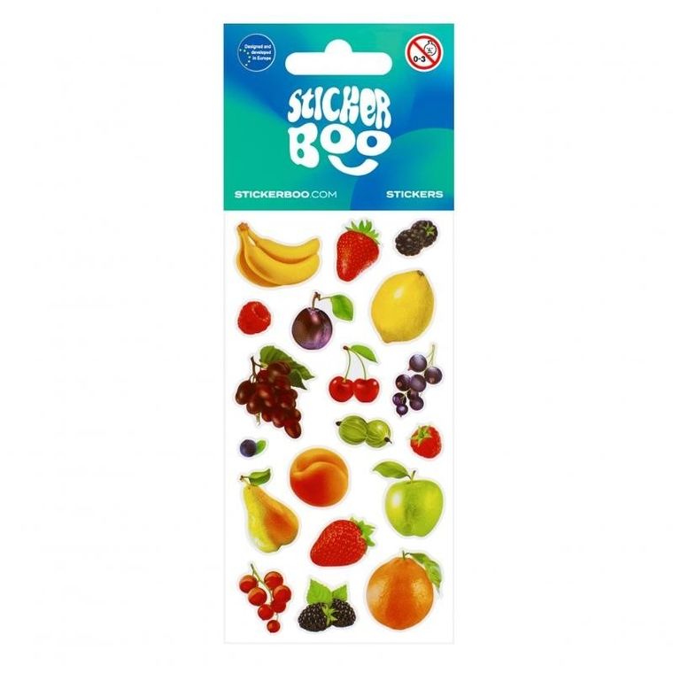 Sticker Boo, naklejki, owoce