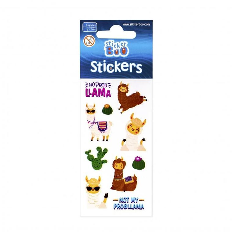 StickerBoo, Zwierzątka, zestaw naklejek, 6-18 cm