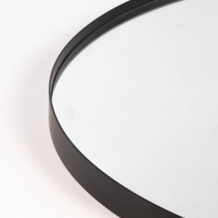 Stilovo, Noor, lustro okrągłe, metalowa rama, 80 cm