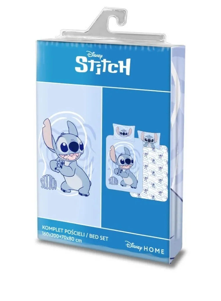 Stitch, 2-częściowy komplet pościeli bawełnianej, 160-200 cm