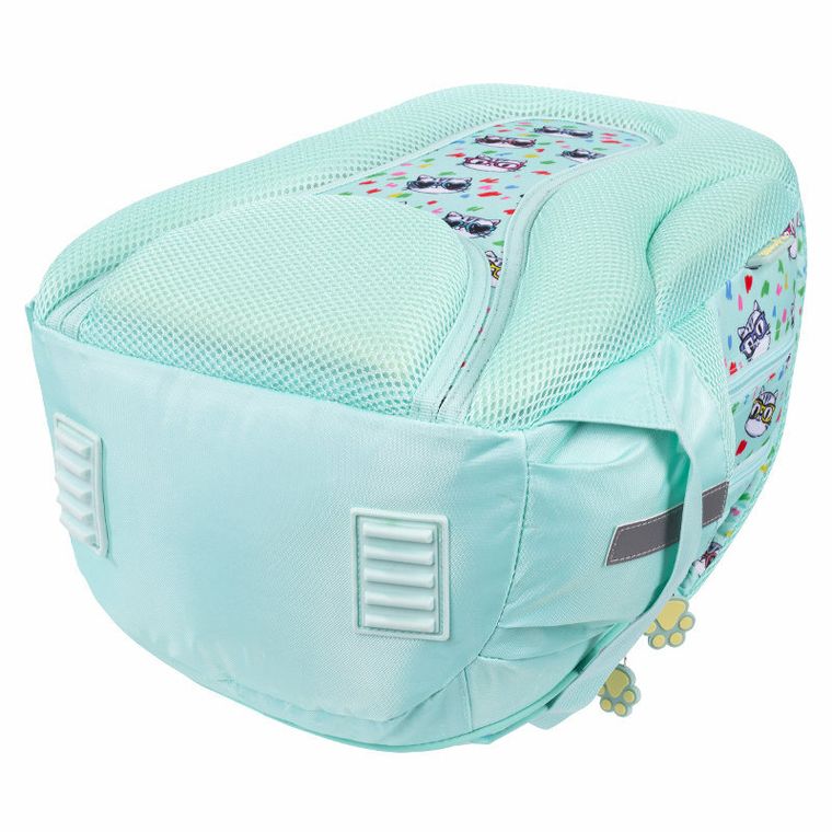 St.Majewski, My Little Friend, plecak szkolny, 4-komorowy, Mint Kitty