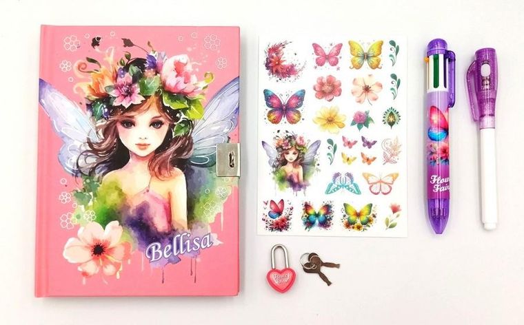 Stnux, Flower Fairy, pamiętnik na kłódkę, Bellisa
