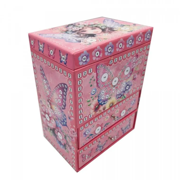 Stnux, Flower Fairy, szkatułka do dekorowani, mozaika, Bellisa