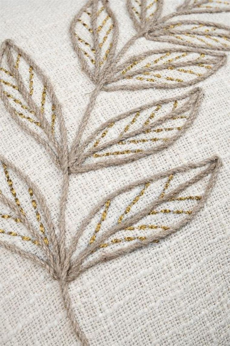 Stof, poduszka dekoracyjna hemera z frędzlami, 40-40 cm