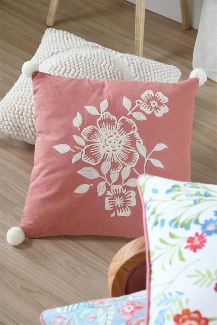 Stof, poduszka dekoracyjna, Magnolia, bawełniana, 45-45 cm