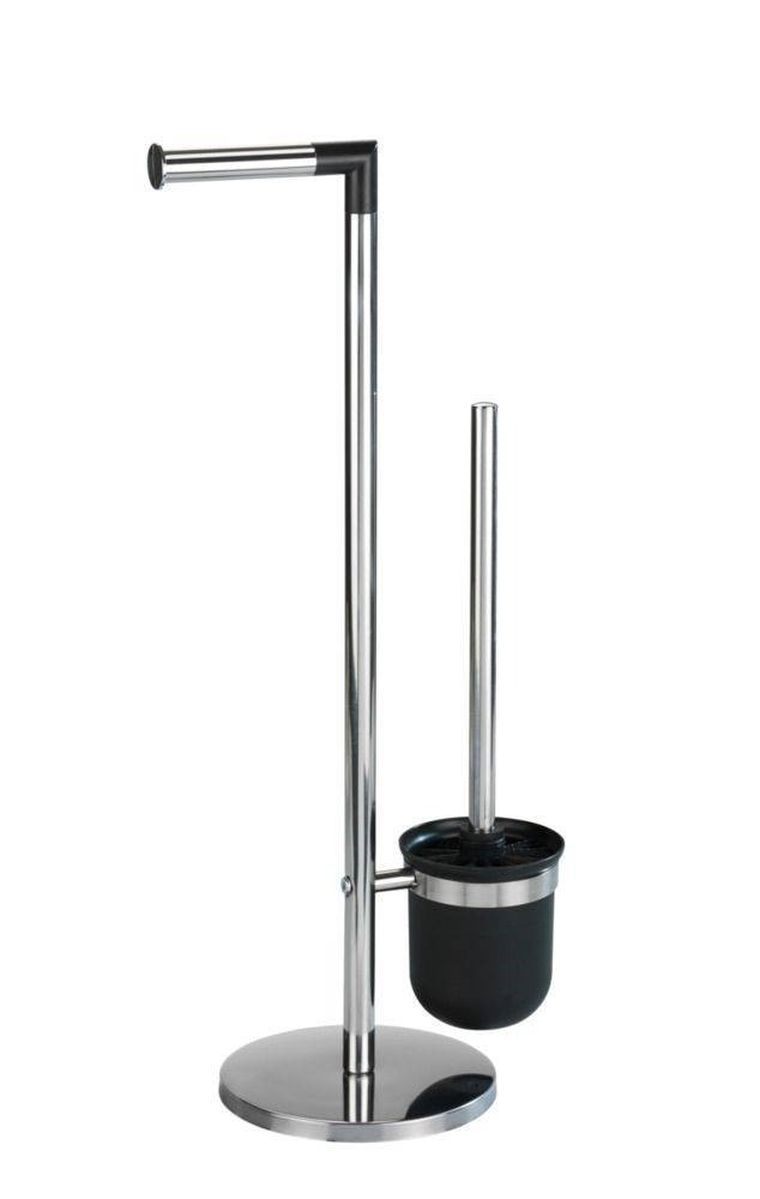 Stojak na papier toaletowy i szczotkę do WC, Parus, 2w1