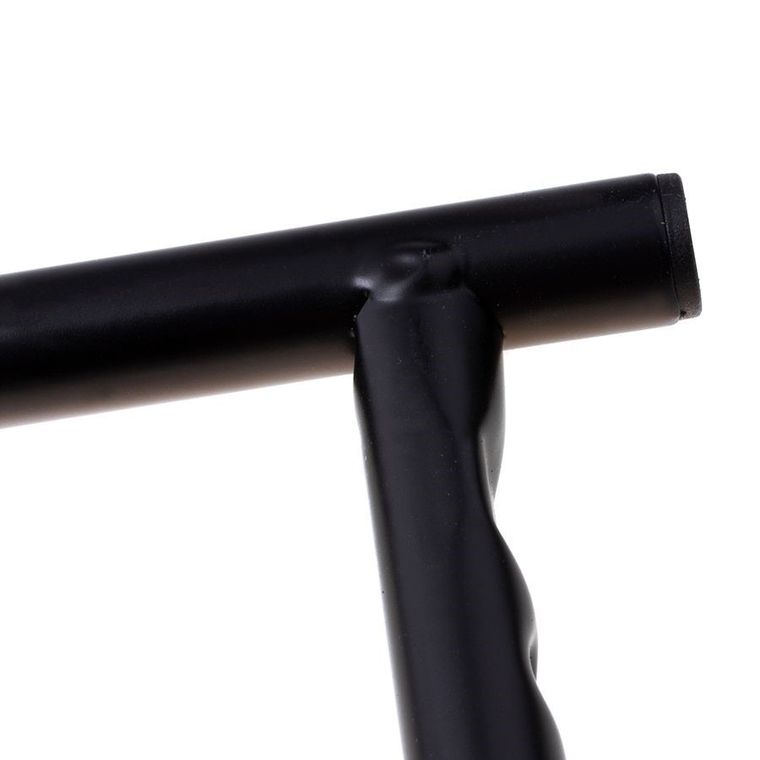 Stolik okrągły, metalowy, styl Loft, czarny