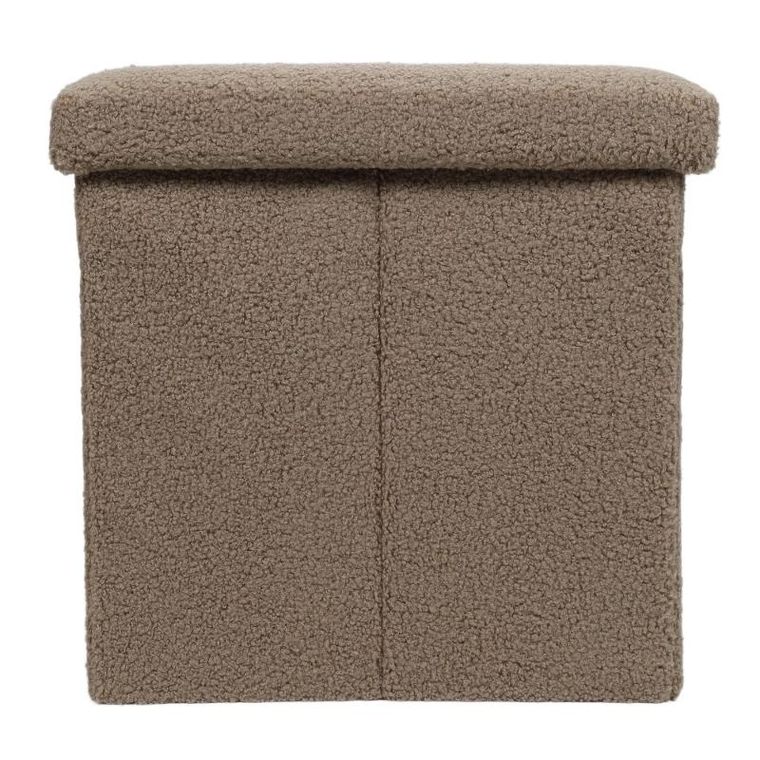 Storage Solutions, pufa ze schowkiem, Boucle Bini, 38-38-38 cm