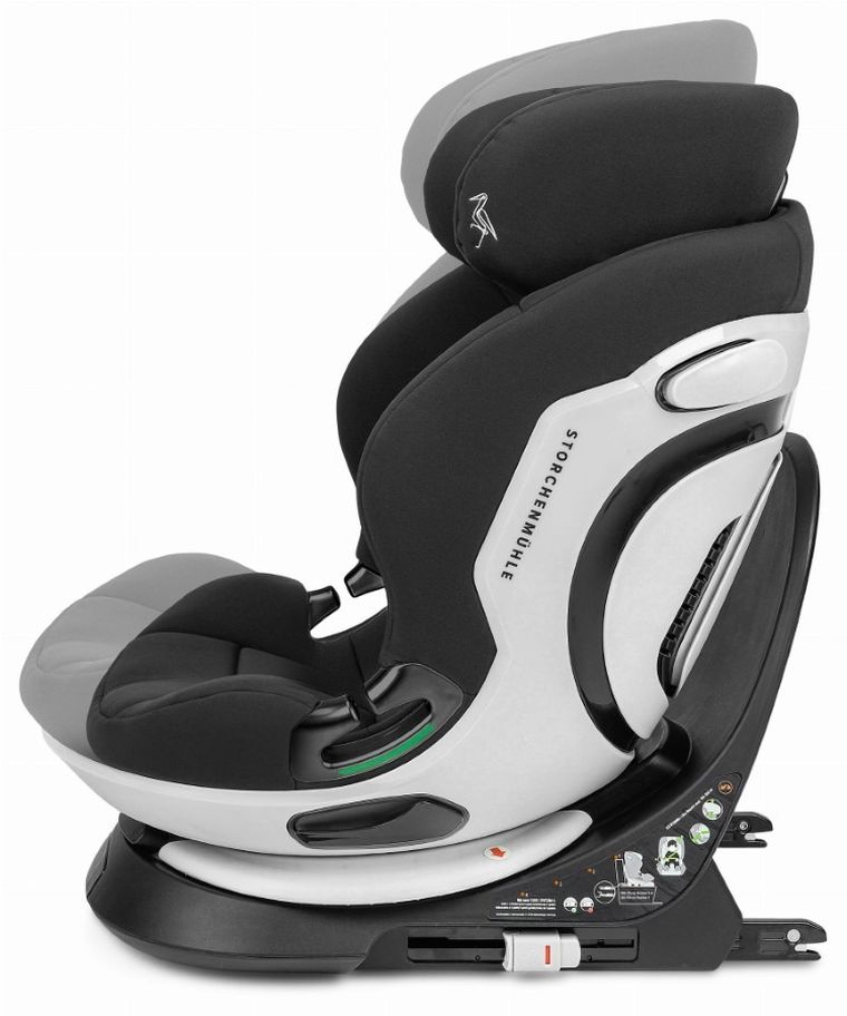 Storchenmühle, Niki Next, fotelik samochodowy, Onyx, 100-150 cm