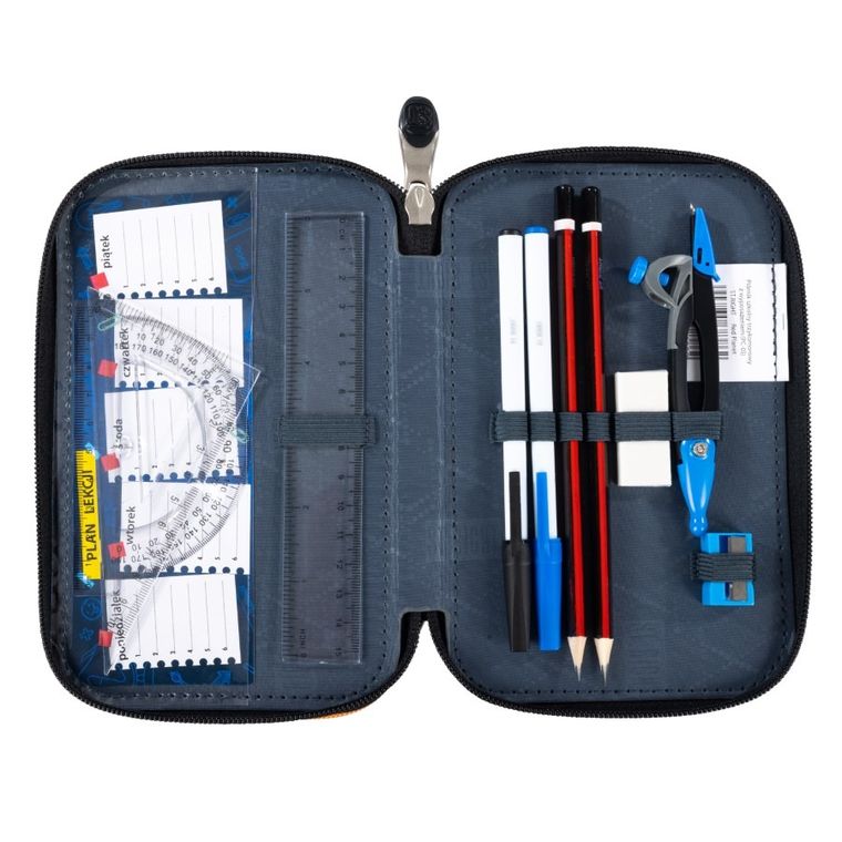 St.Right, piórnik rozkładany, potrójny, z wyposażeniem, K-Pop Lover