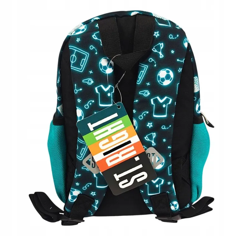 St.Right, plecak dla przedszkolaka, Neon Football