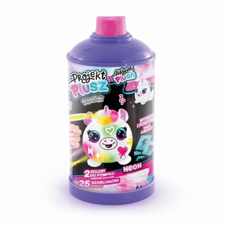 Style4Ever, Projekt Plusz, Zaprojektuj Swojego Pluszaka, Neon, zestaw z akcesoriami w tubie