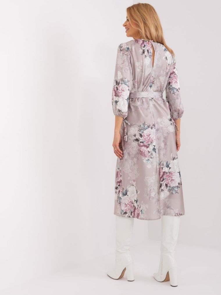 Sukienka damska, beżowa, Lakerta