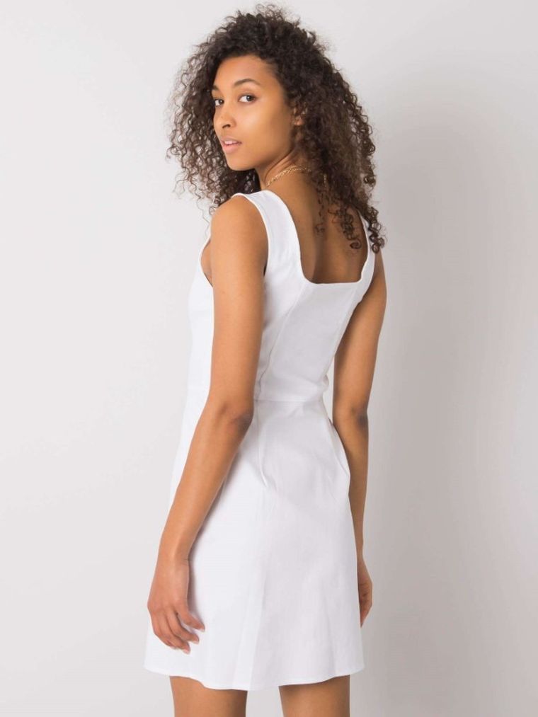 Sukienka damska, biała, Lakerta