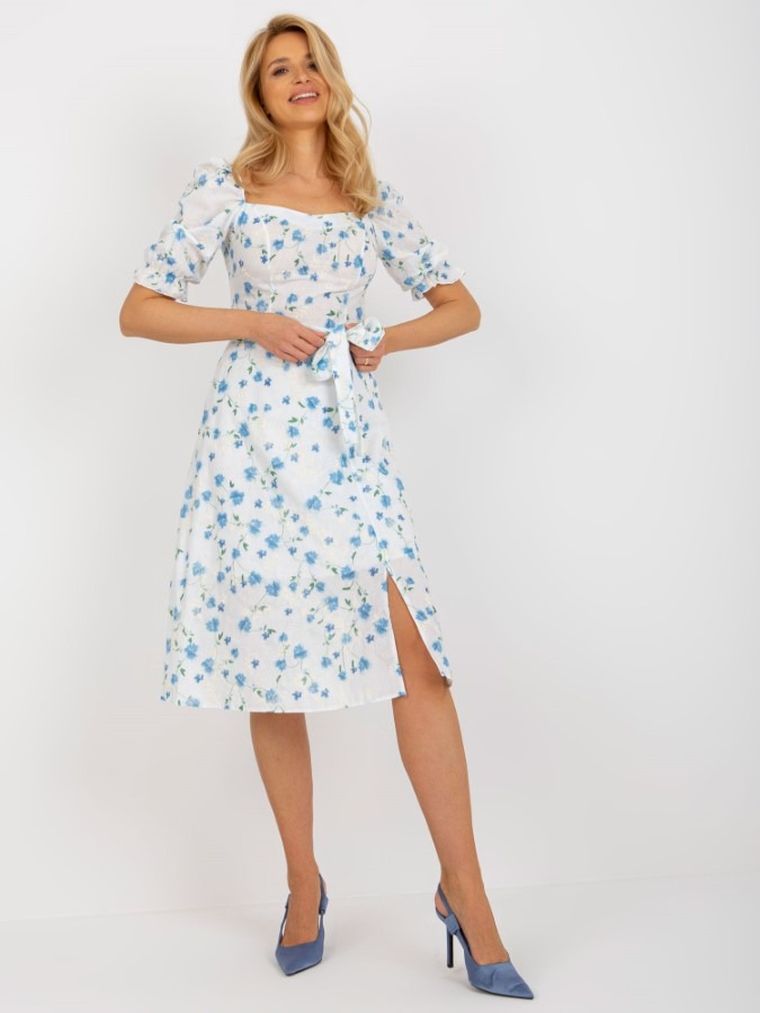 Sukienka damska, biała, Lakerta