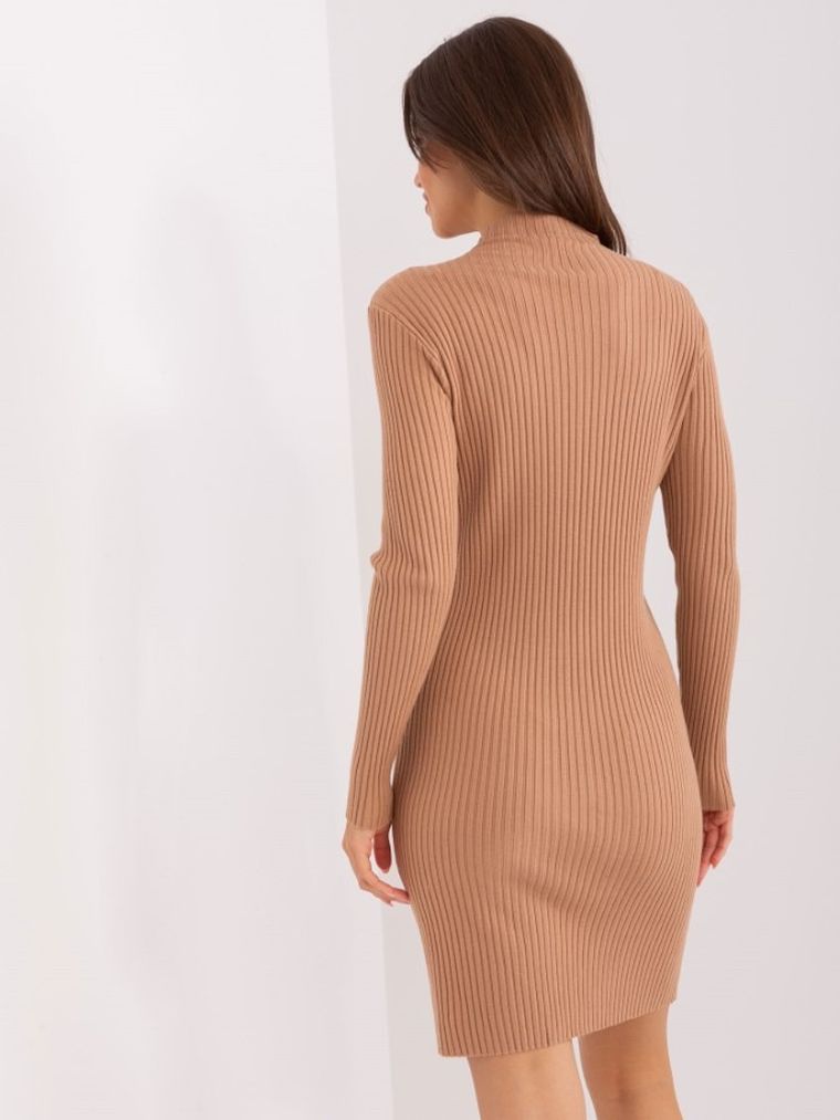 Sukienka damska, brązowa, P-M