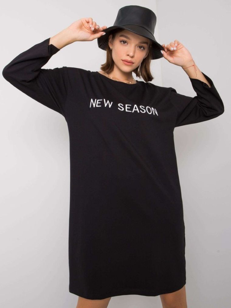 Sukienka damska, czarna, Ex Moda