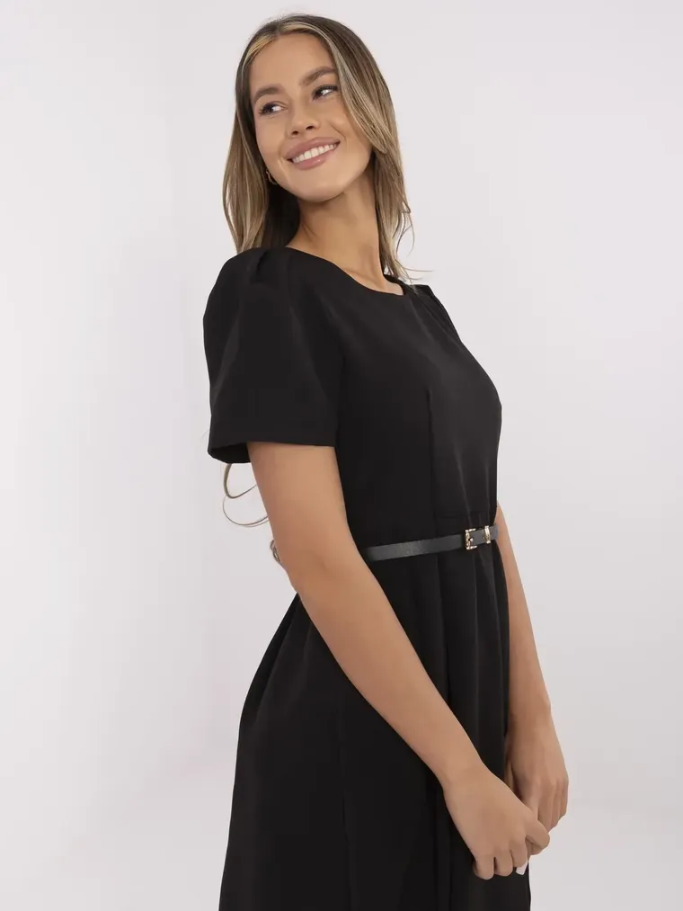 Sukienka damska, czarna, Italy Moda