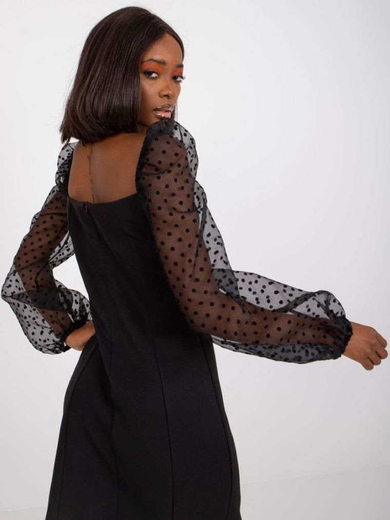 Sukienka damska, czarna, Lakerta