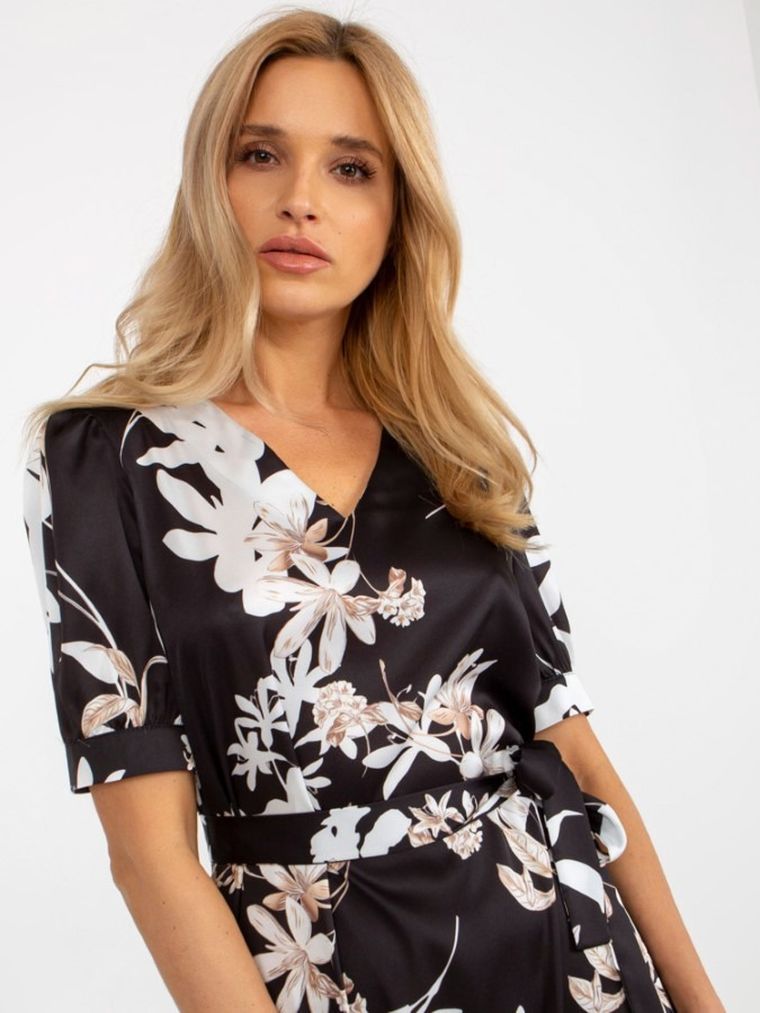 Sukienka damska, czarna, Lakerta