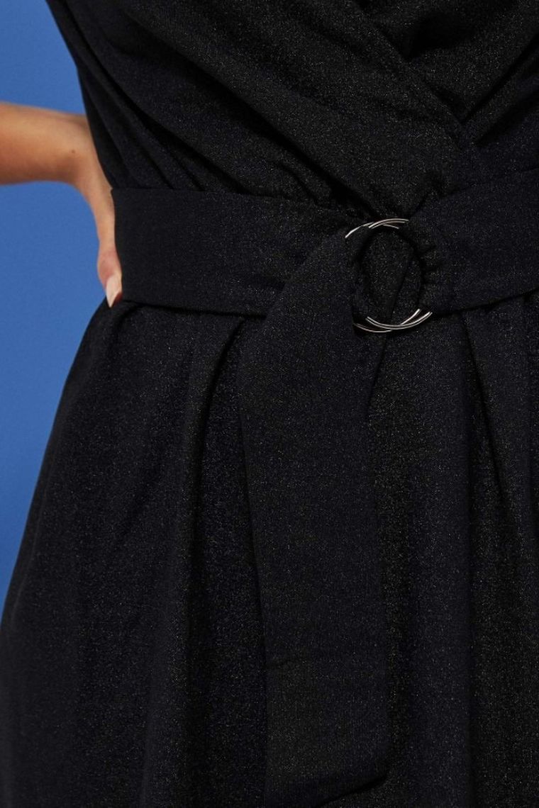 Sukienka damska, czarna, Moodo