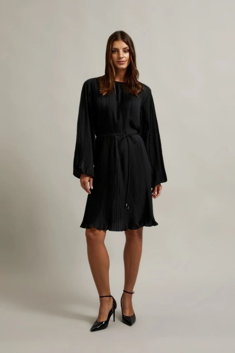 Sukienka damska, czarna, Moodo