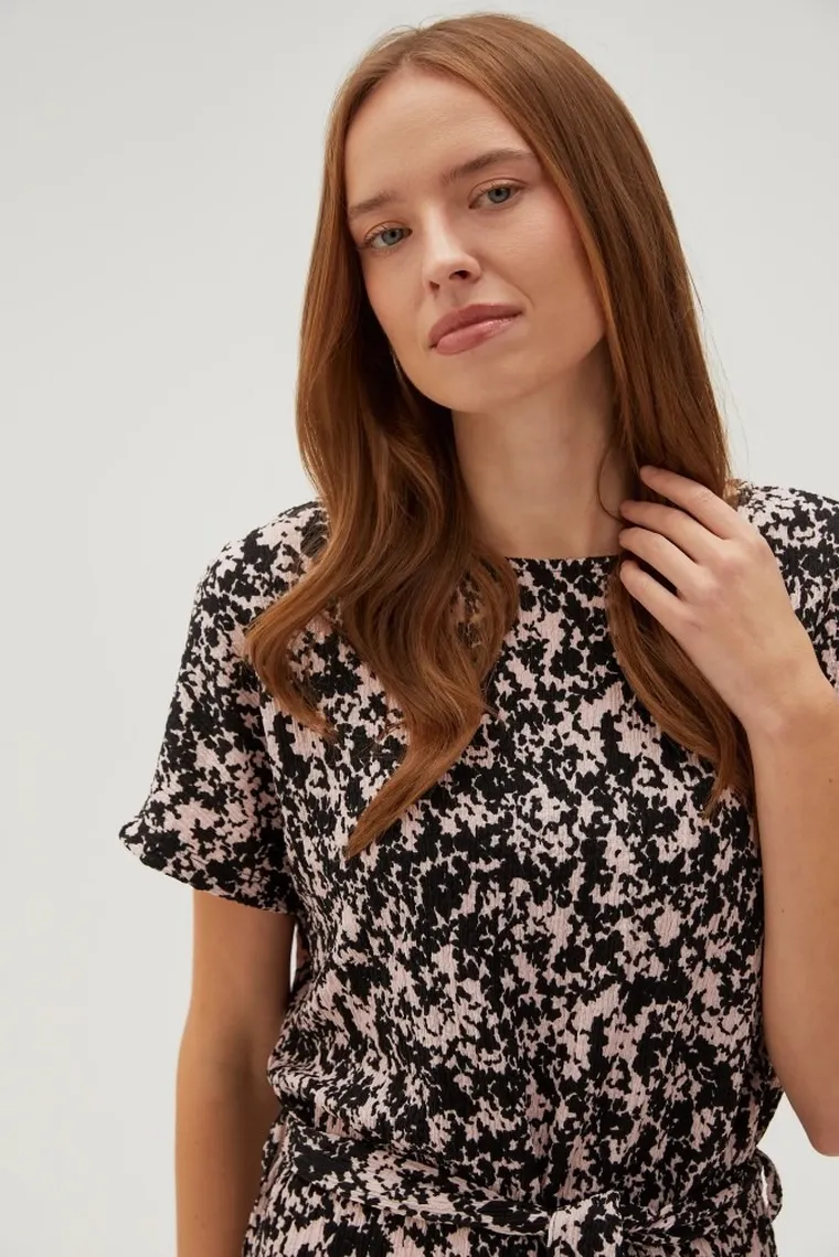 Sukienka damska, czarna, Moodo