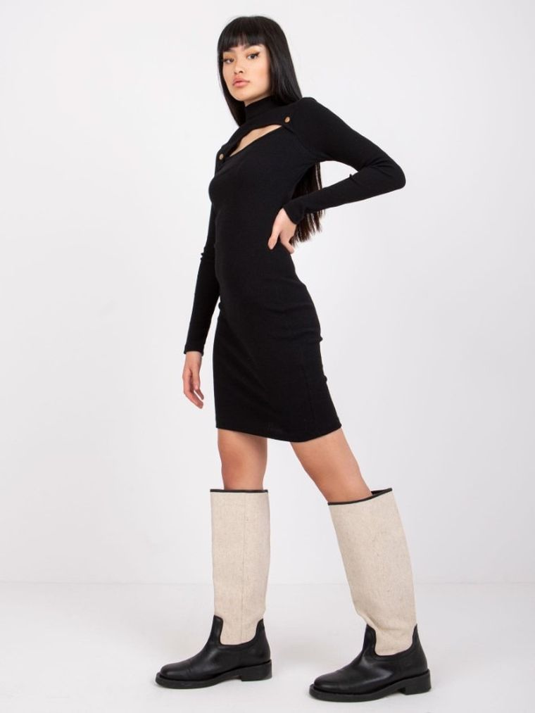 Sukienka damska, czarna, Rue Paris