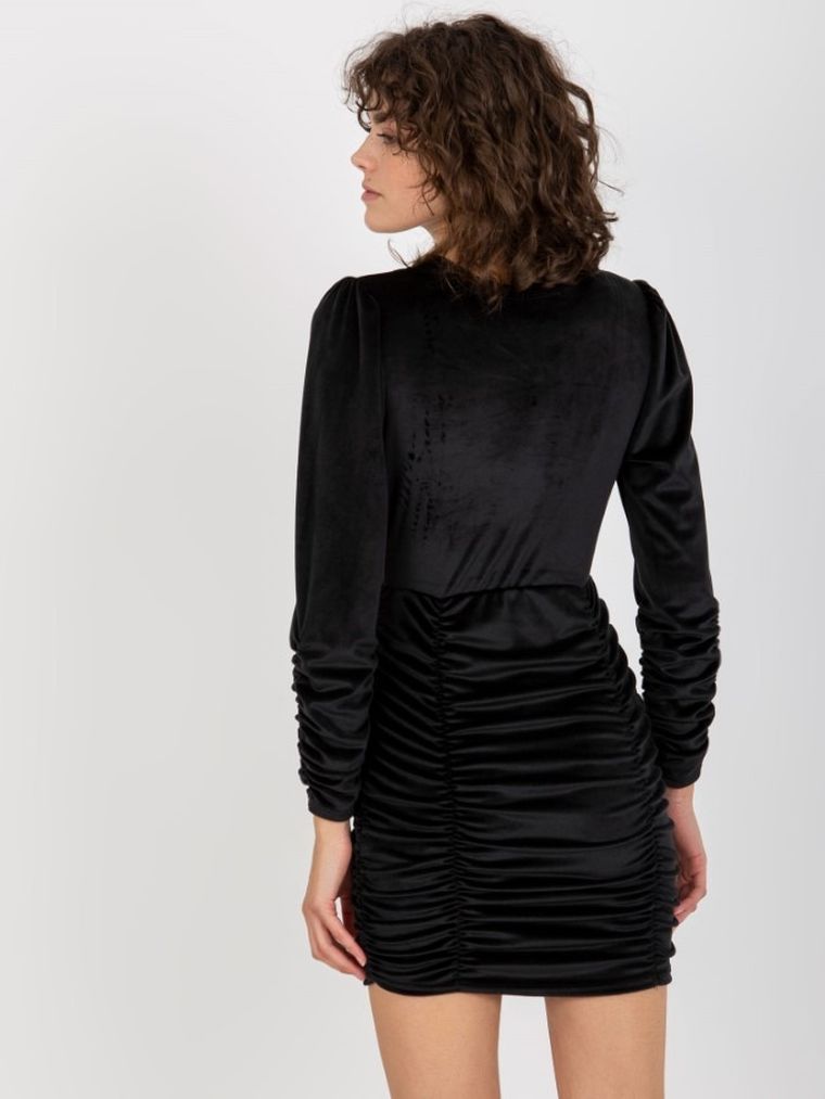 Sukienka damska, czarna, Rue Paris