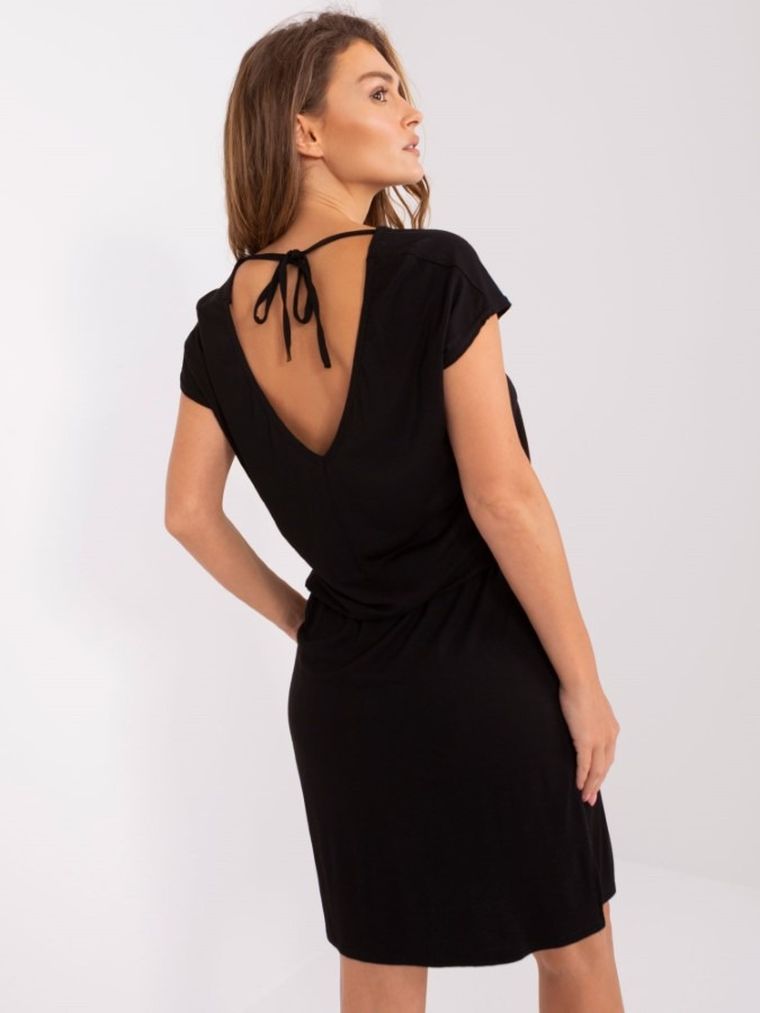 Sukienka damska, czarna, Rue Paris