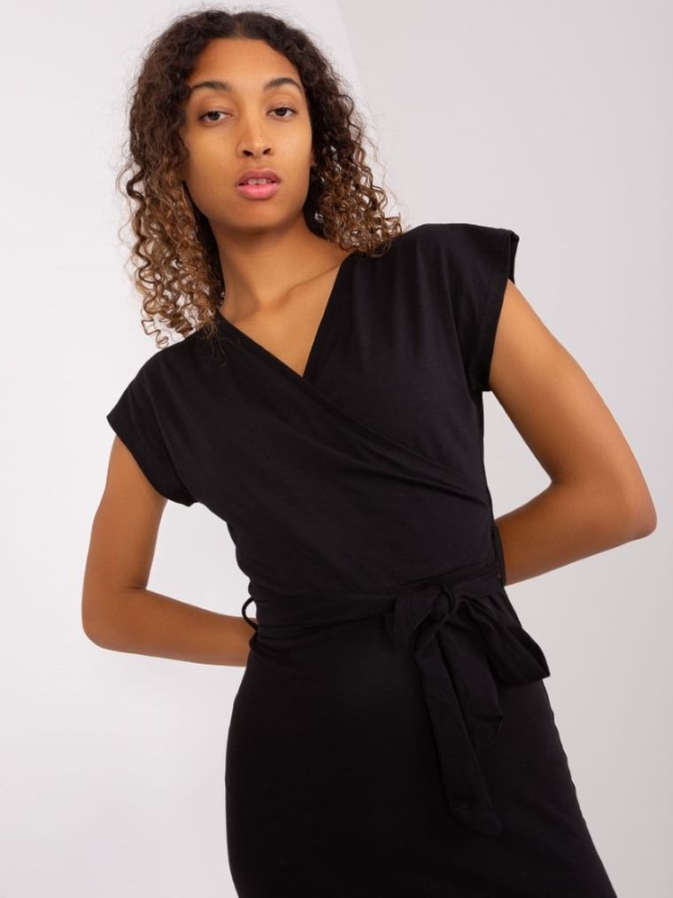 Sukienka damska, czarna, Rue Paris