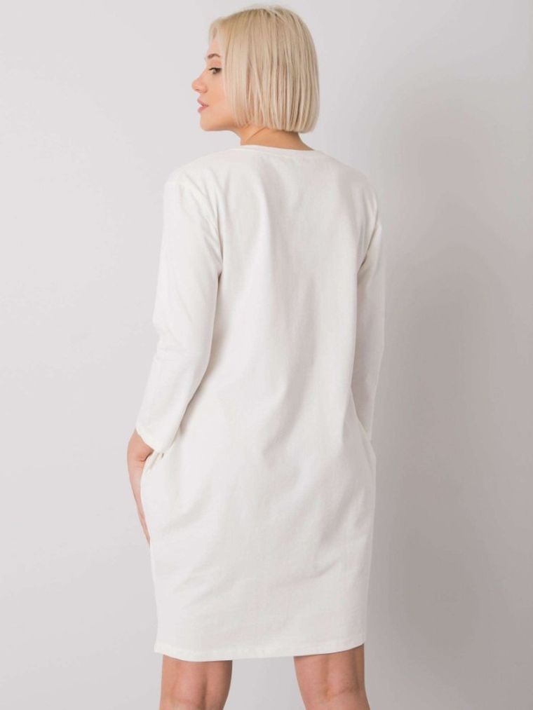 Sukienka damska, ecru, Relevance
