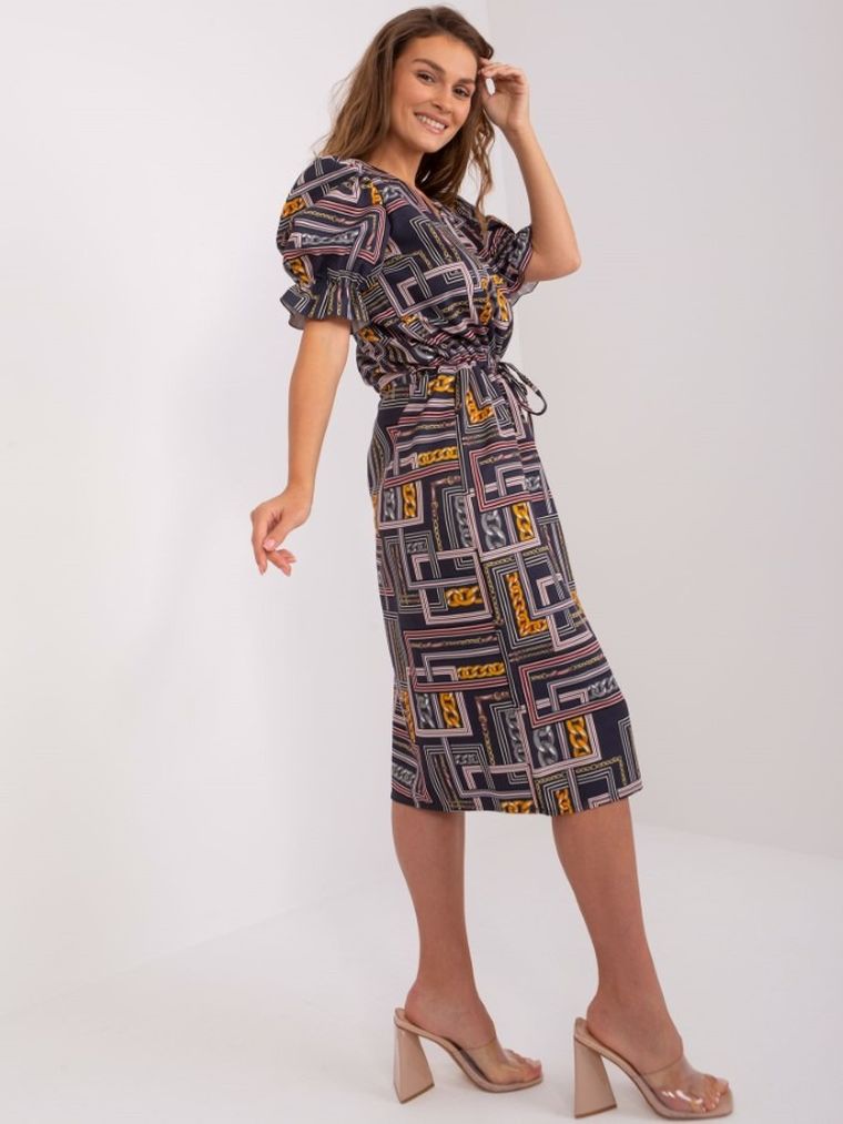 Sukienka damska, grafitowa, Lakerta