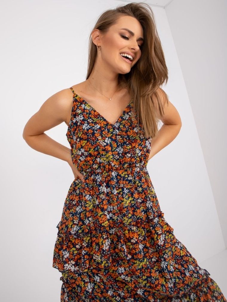 Sukienka damska, granatowa, Factory Price