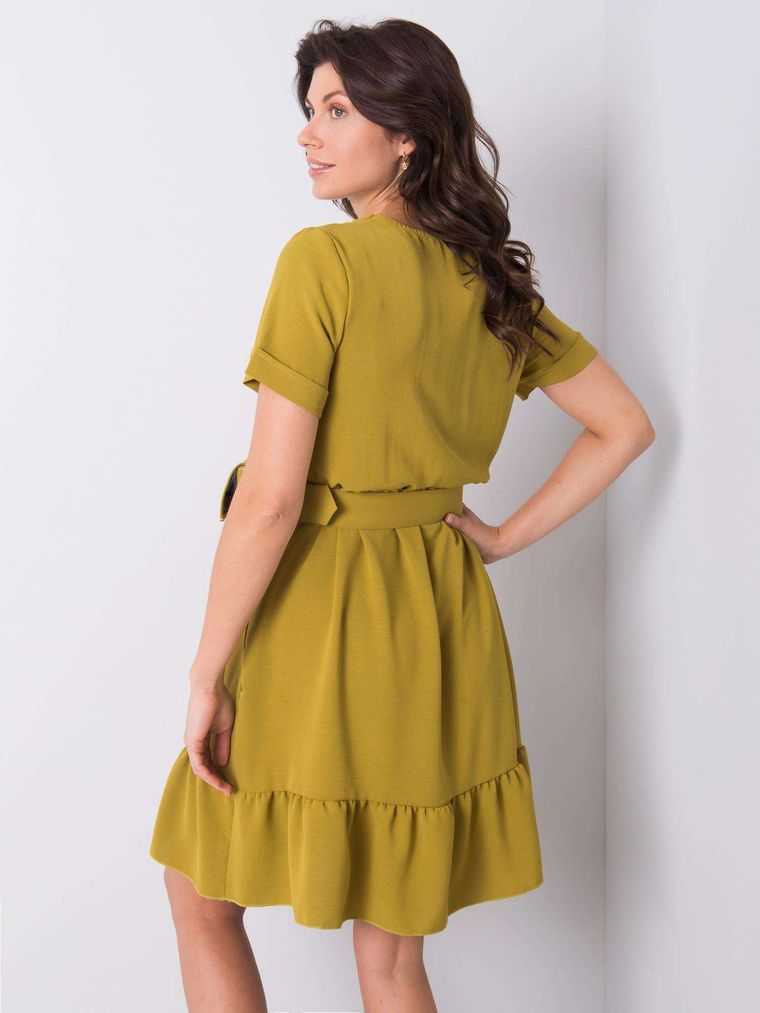 Sukienka damska, khaki, Italy Moda