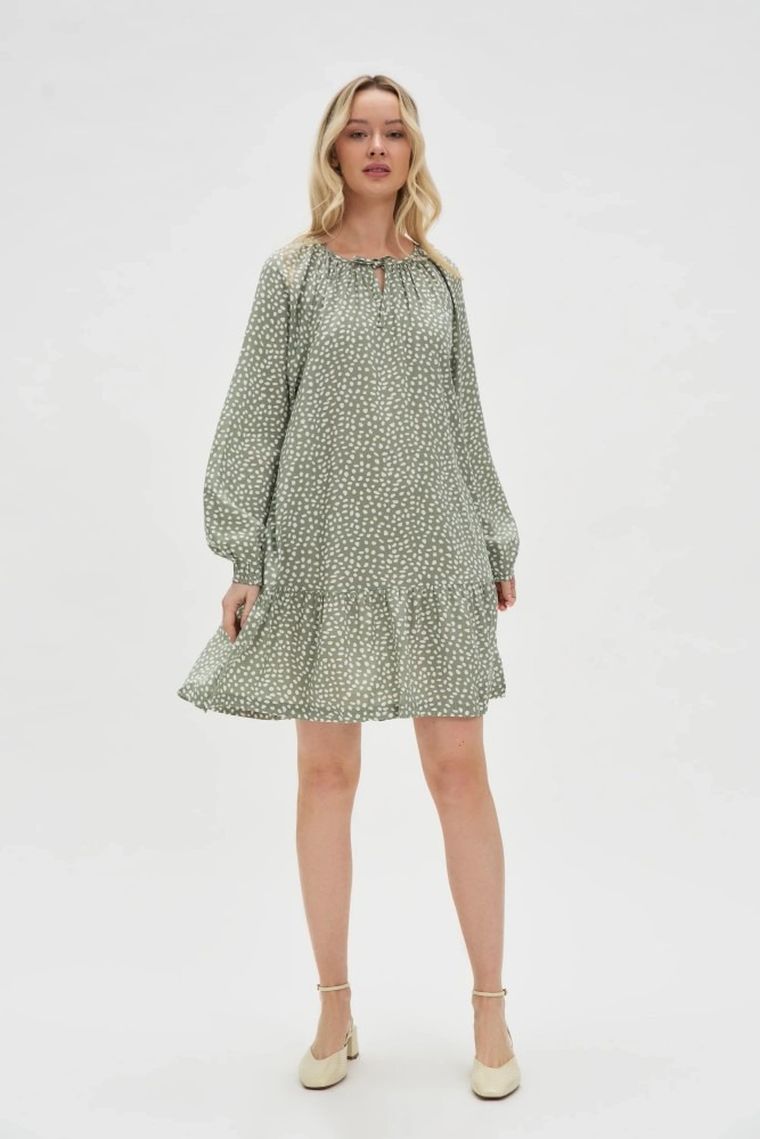 Sukienka damska, khaki, Moodo