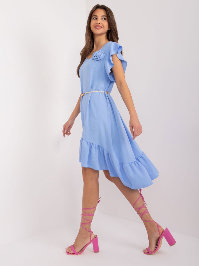 Sukienka damska, niebieska, Italy Moda