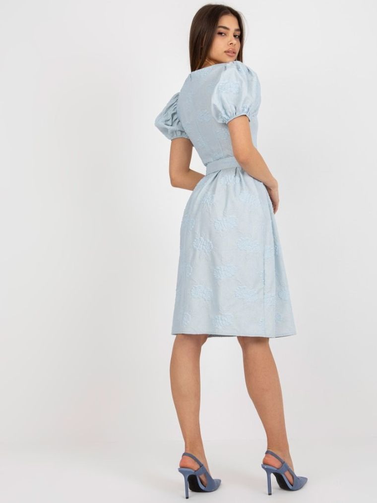 Sukienka damska, niebieska, Lakerta