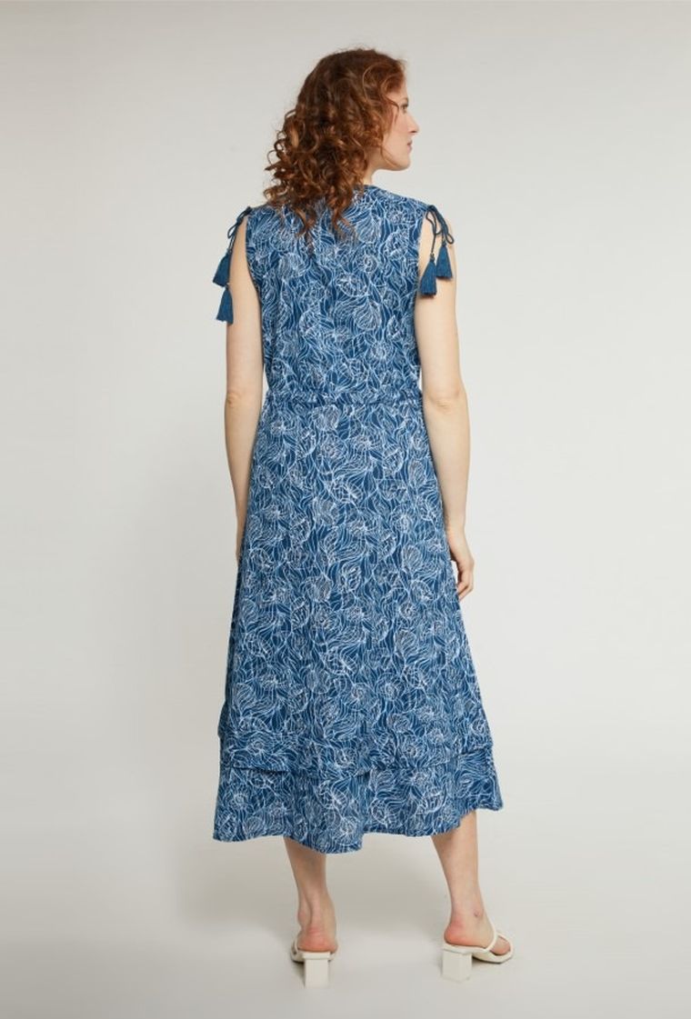 Sukienka damska, niebieska, Monnari