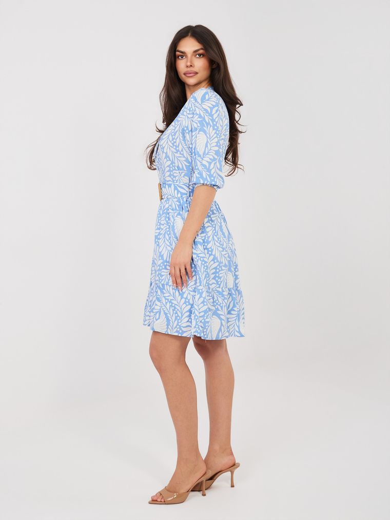 Sukienka damska, niebieska, Sublevel