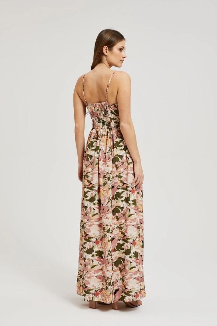 Sukienka damska, różowa, Moodo