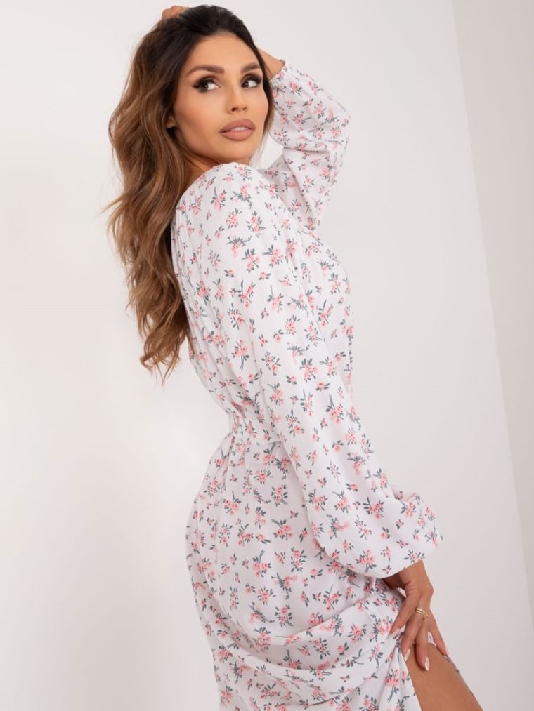 Sukienka damska z długim rękawem, mix, Lakerta