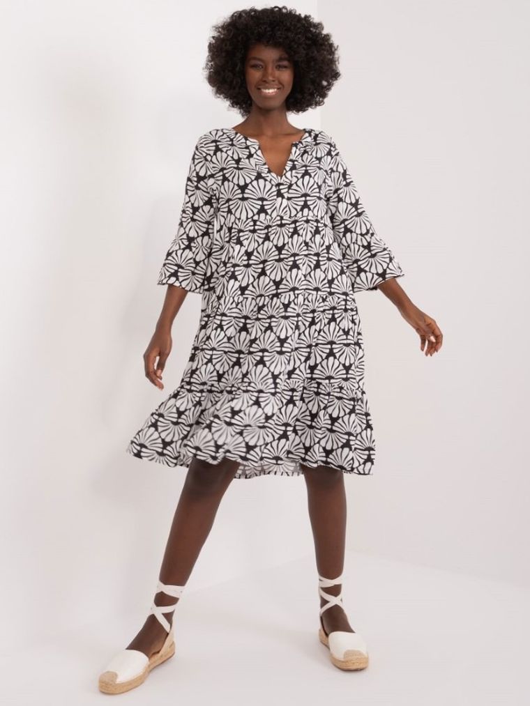 Sukienka damska z długim rękawem, mix, Sublevel