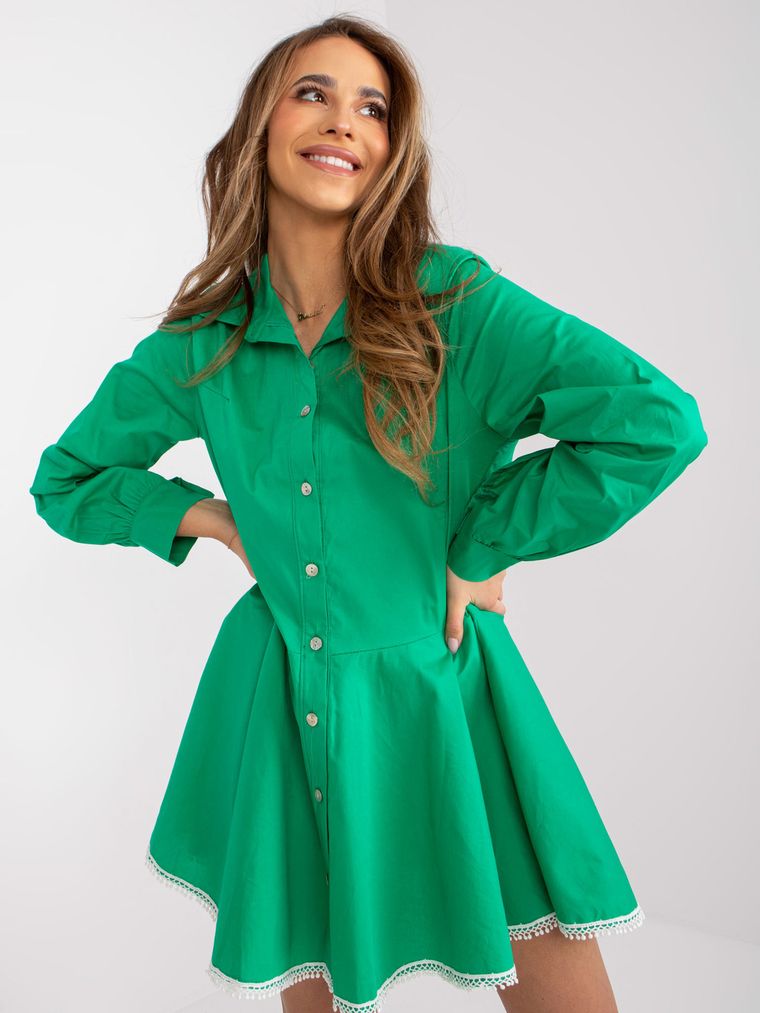 Sukienka damska, zielona, Italy Moda