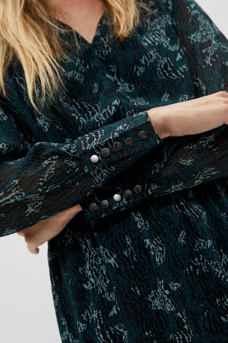 Sukienka damska, zielona, Moodo