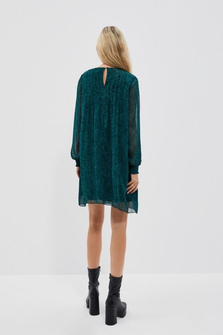 Sukienka damska, zielona, Moodo