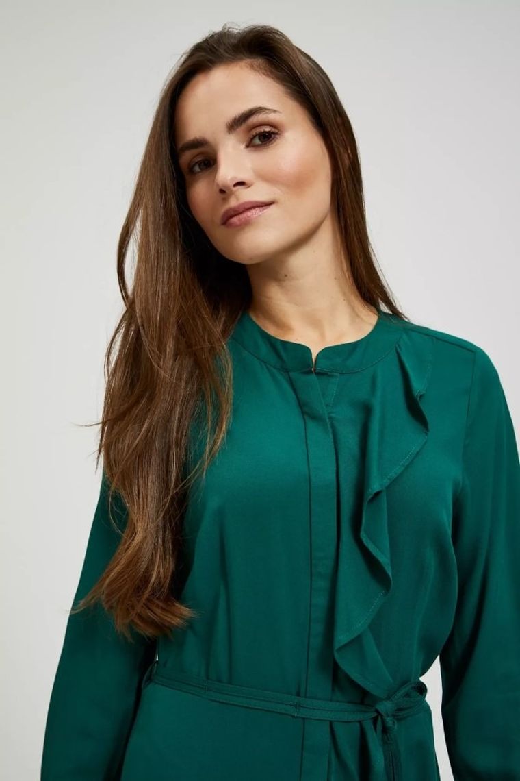 Sukienka damska, zielona, Moodo