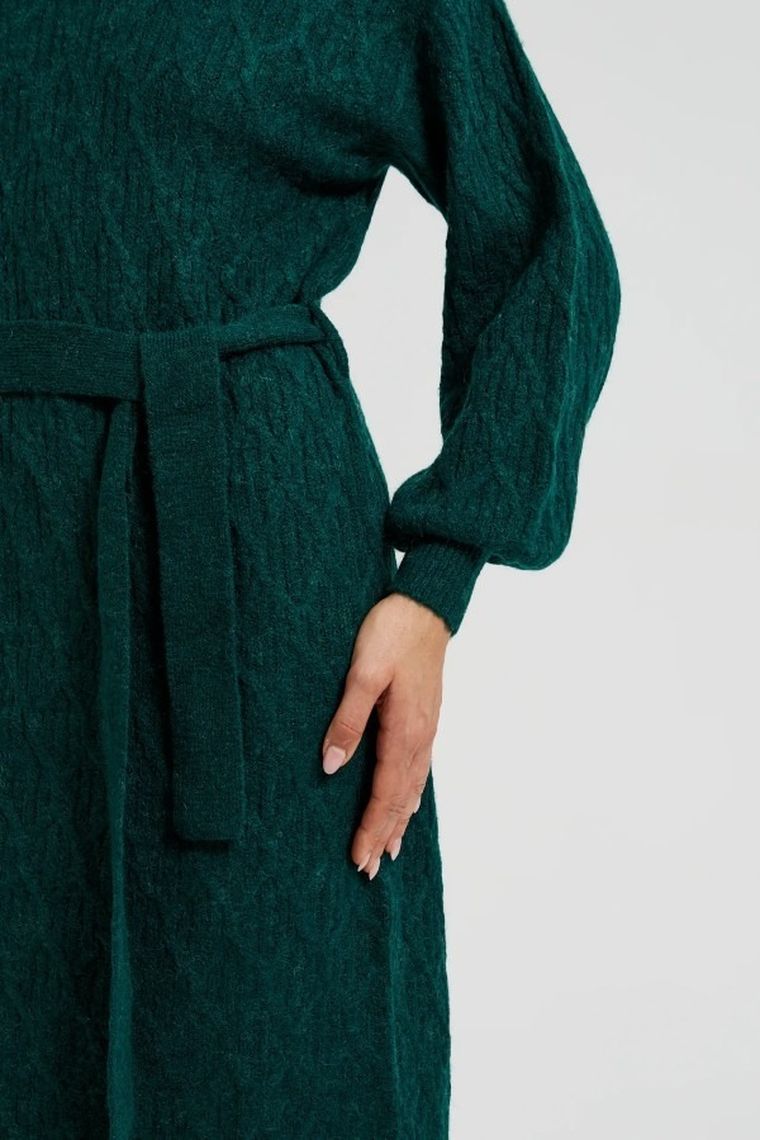 Sukienka damska, zielona, Moodo